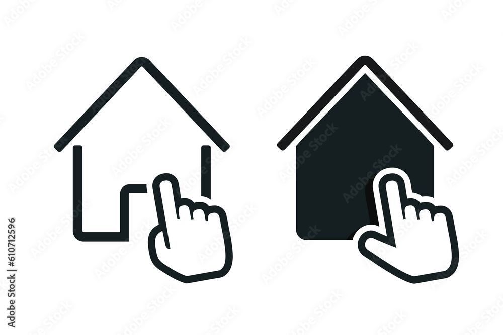 Choose house icon. Illustration vector Choose house icon. Illustration vector