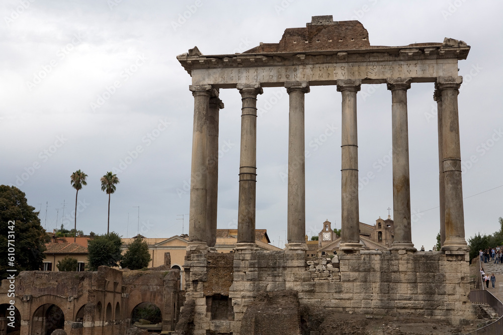 Obraz premium Forum center from the Palatine Hill - Rome - Italy