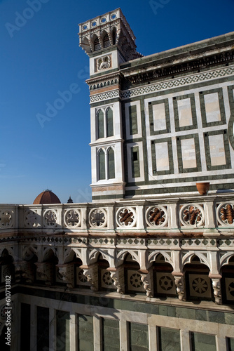 View of Santa Maria de Fiore (Duomo) and Florence from the Campanille - Piazza di san Giovanni - Florence - Italy