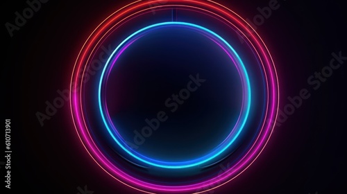 glowing sphere on black background HD 8K wallpaper Stock Photography Photo Image