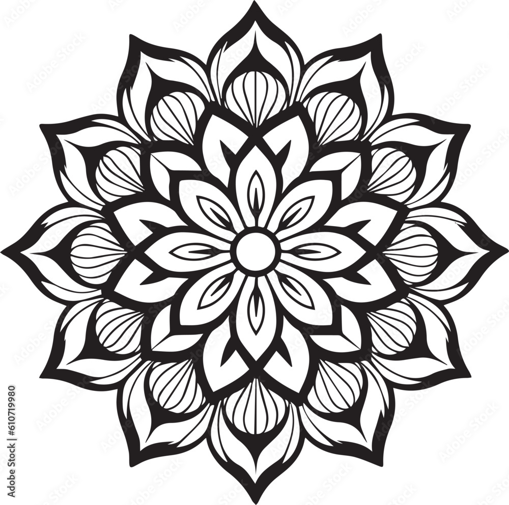 Vector mandala design, illustration mandala Vector mandala design, illustration mandala
