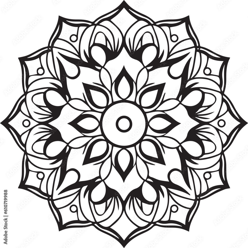 Vector mandala design, illustration mandala Vector mandala design, illustration mandala