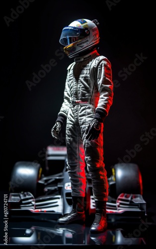 Formula 1 Driver, Generative AI, Illustration