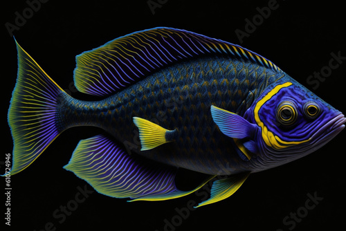 Underwater fish photography, generative ai