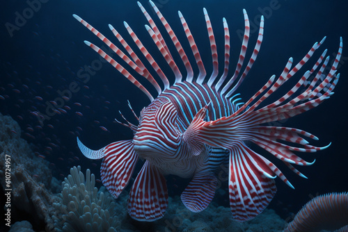 Underwater fish photography, generative ai