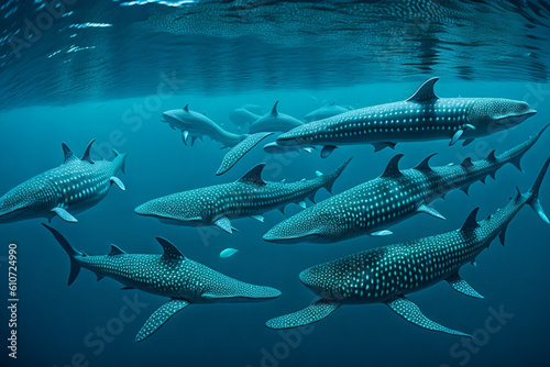Underwater fish photography, generative ai © Andreea Eremia 