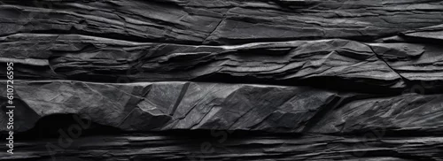 Panel kuchenny z motywem Black stone background, black stone texture.