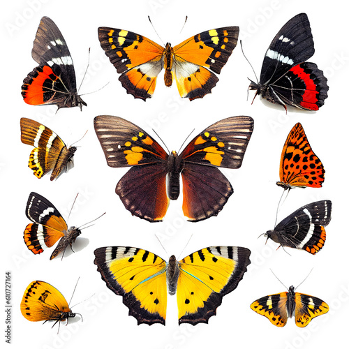 set of butterflies © PNG for U