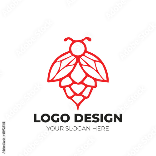 Creative Minimalist nbusiness logo design photo