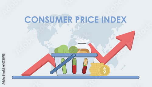 consumer price index vector illustrator