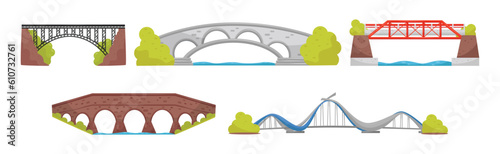 Different Bridge as Structure for Spanning Physical Obstacle Vector Set