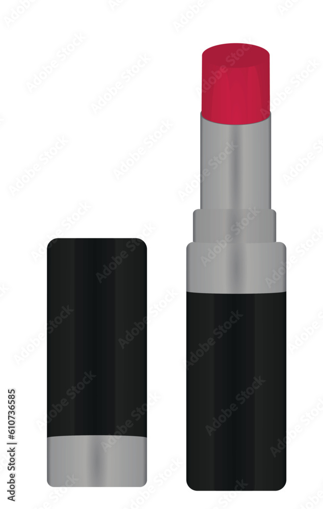Woman lipstick on white background, vector Woman lipstick on white background, vector