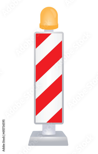 Warning traffic sign. vector illustration
