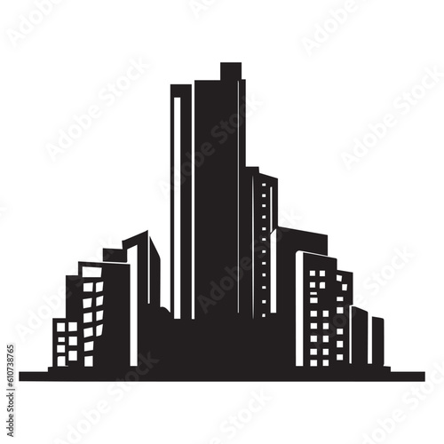 Building Logo Black Color Clipart  Building Clipart  Building Silhouette