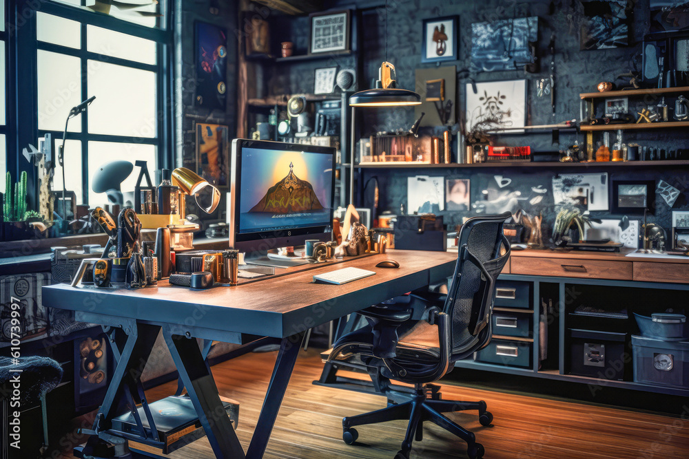 A clean and organized workspace with minimal distractions, fostering focus and productivity. A clean and organized workspace with minimal distractions, fostering focus and productivity.