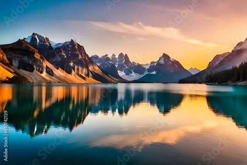 sunrise over the lake The Art of Earth: Unforgettable Landscapes that Inspire © crescent