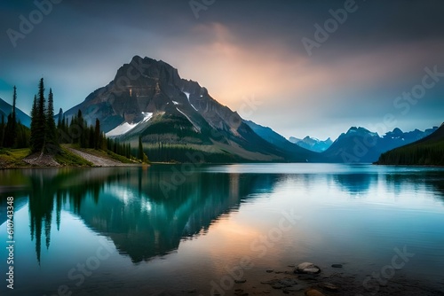 lake in mountains Serenity Unveiled  Tranquil Landscapes that Take Your Breath Away