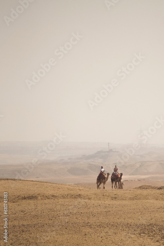 horse riding in the desert © Mario