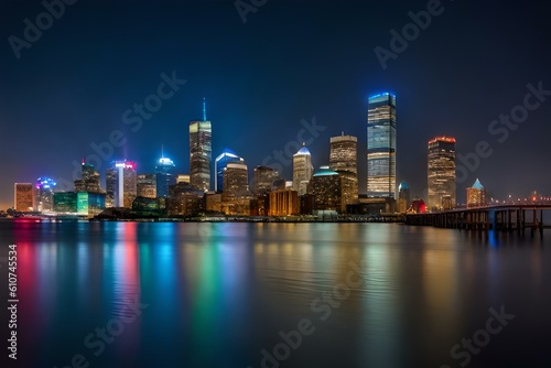 city skyline at night Travel Uncharted: Unveiling Off-the-Beaten-Path Treasures © crescent