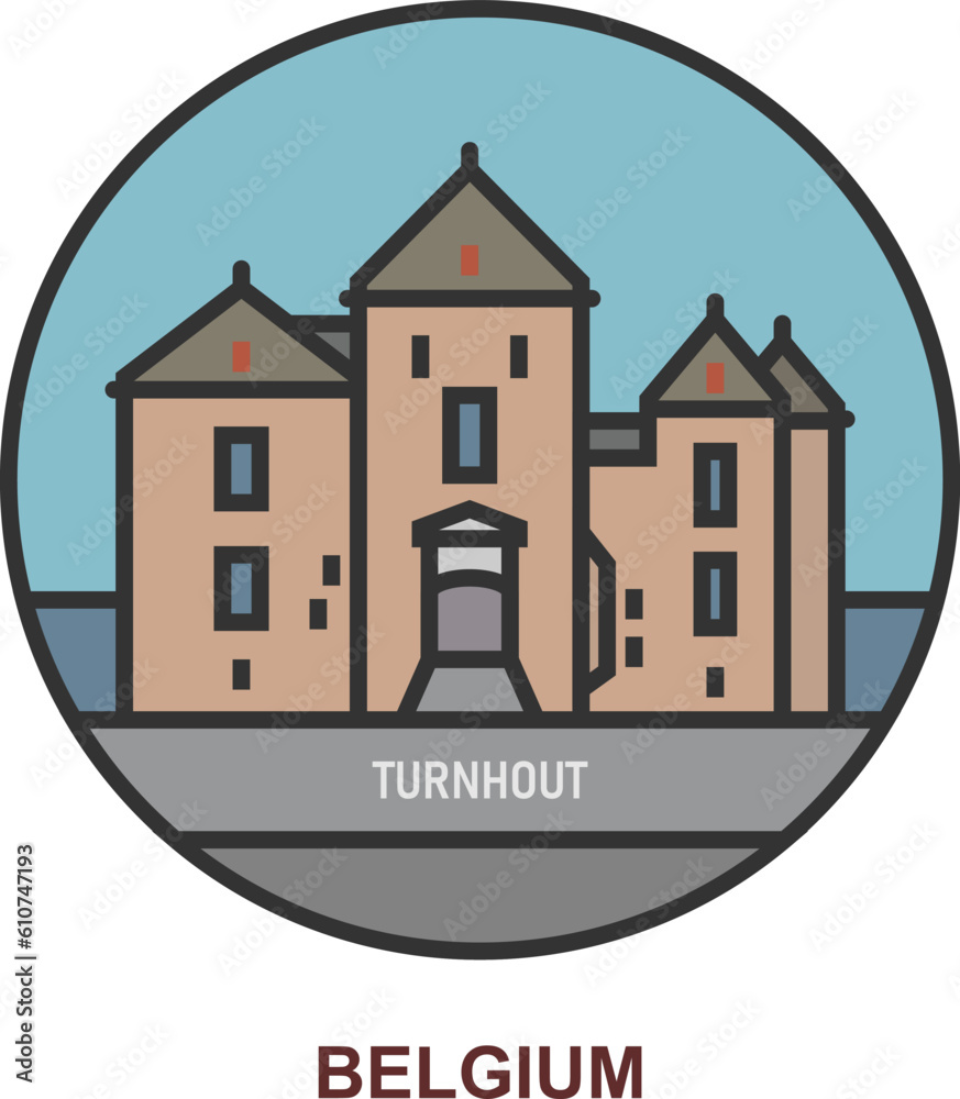 Turnhout. Cities and towns in Belgium