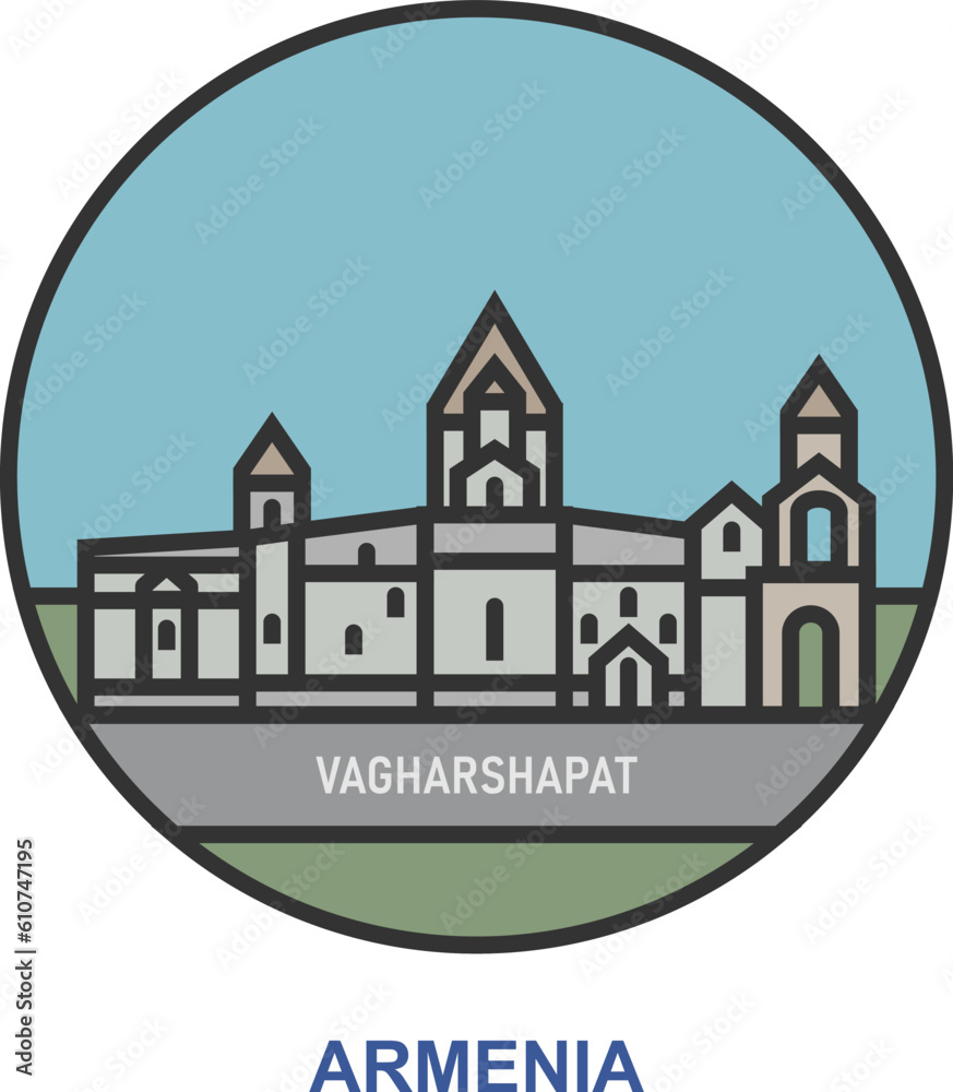 Vagharshapat. Cities and towns in Armenia
