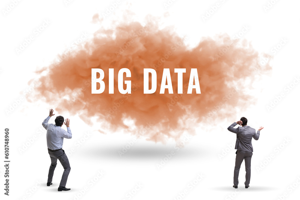 Fototapeta premium Big data concept with business people