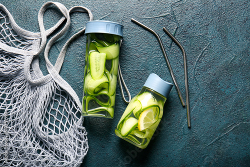 Refreshing detox water bott...
