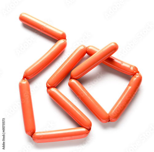 Arrangement of bright orang...