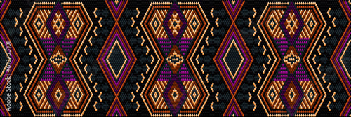 Pattern, ornament,  tracery, mosaic ethnic, folk, national, geometric  for fabric, interior, ceramic, furniture in the Latin American style.