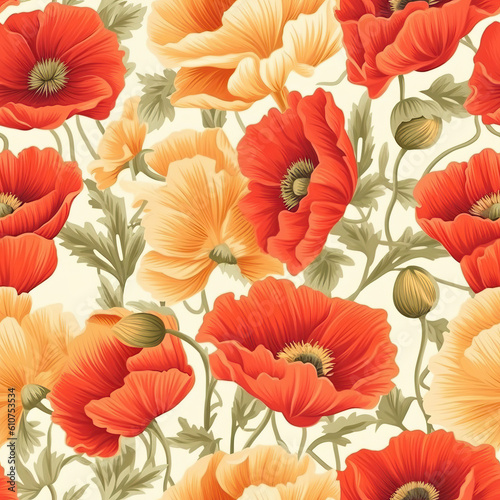 Beautiful flowers in vintage style with leaves close-up as a background.