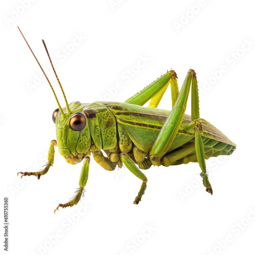 grasshopper isolated on white © purich