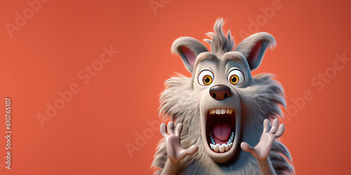 Cartoon Halloween Werewolf ...