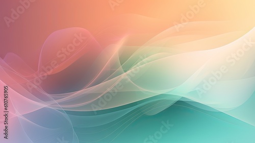  a colorful abstract background with a blurry wave pattern on the bottom of the image and the bottom half of the image visible in the bottom half.  generative ai