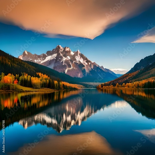 lake in the mountains © Abdo