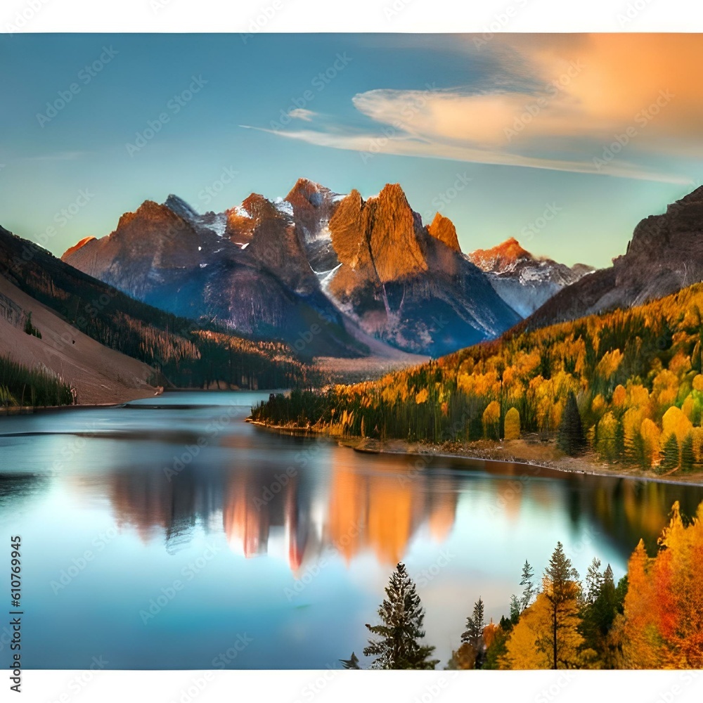 autumn in the mountains