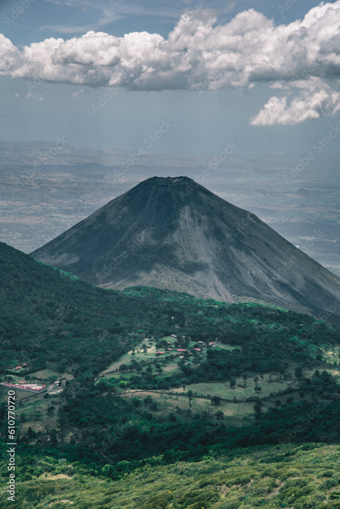 Landscape photo of Izalco Volcano in the central american country of El Salvador. Landscape photo of Izalco Volcano in the central american country of El Salvador.
