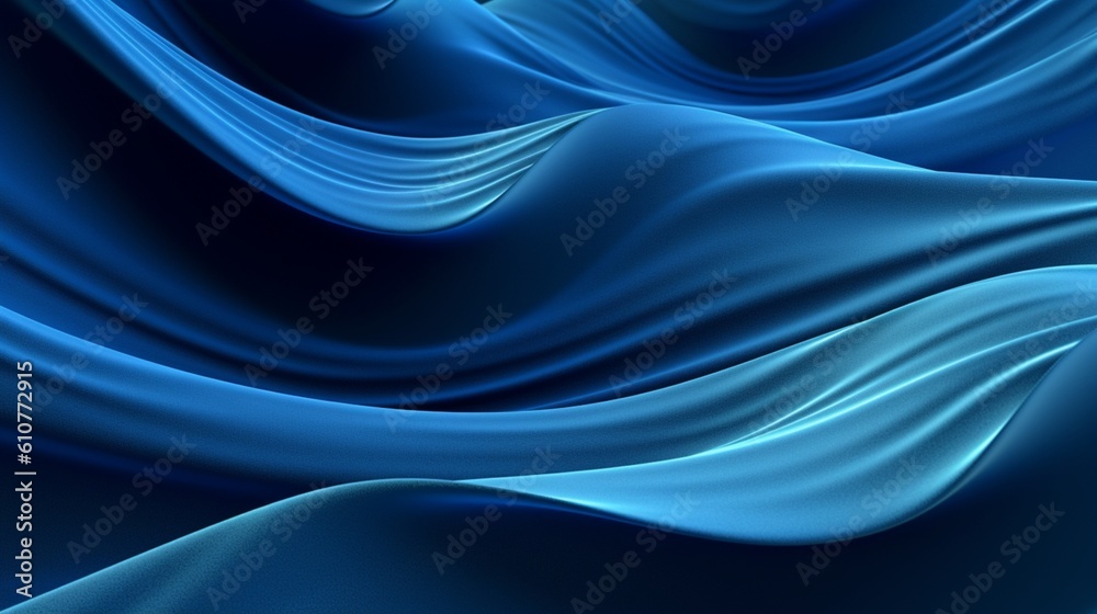 Rhythmic Azure Waves: An Abstract Exploration of Sculptural Aesthetics and Surreal 3D Landscapes on Shaped Canvas, Echoing Abstraction-Création Principles Rhythmic Azure Waves: An Abstract Exploration of Sculptural Aesthetics and Surreal 3D Landscapes on Shaped Canvas, Echoing Abstraction-Création Principles