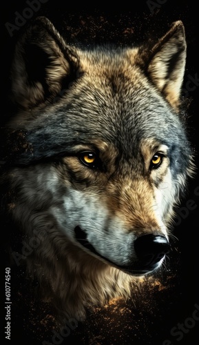 gray wolf lupus wallpaper background © Stream Skins