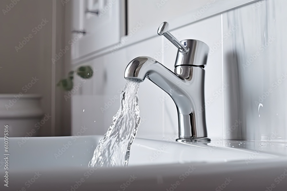 water is pouring from the tap in the kitchen in the bathroom problems