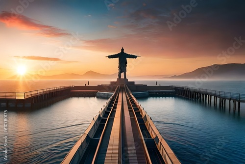cross on the pier © ra0