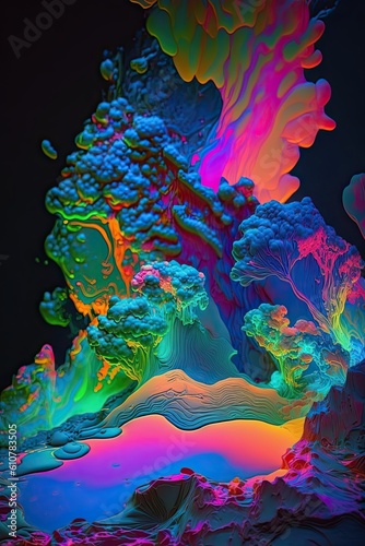 Abstract background. AI generated art illustration.