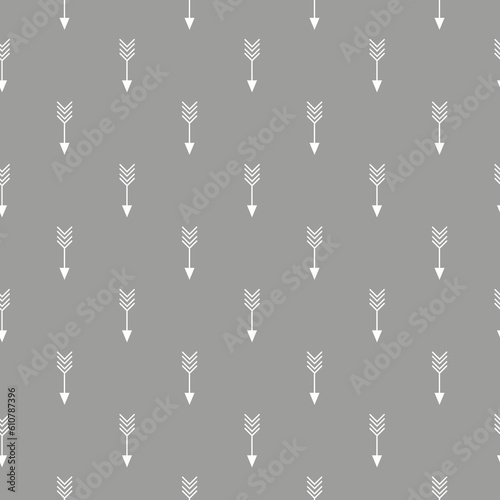 Christmas pattern with arrows. vector illustration