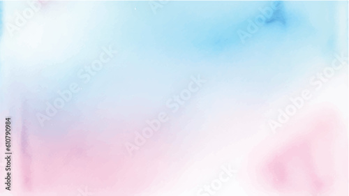 Abstract watercolor background. blurred backgound vector design. Soft gradient from white to lilac to pink on contrast with dark ground, Digital drawing, Hand drawn watercolor soft texture concept