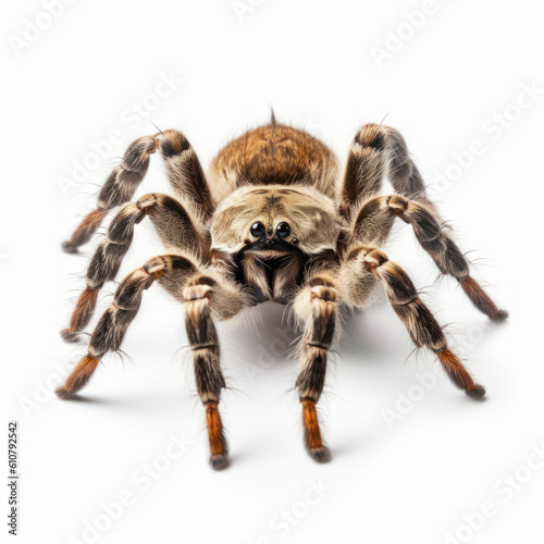 spider tarantula isolated on white background