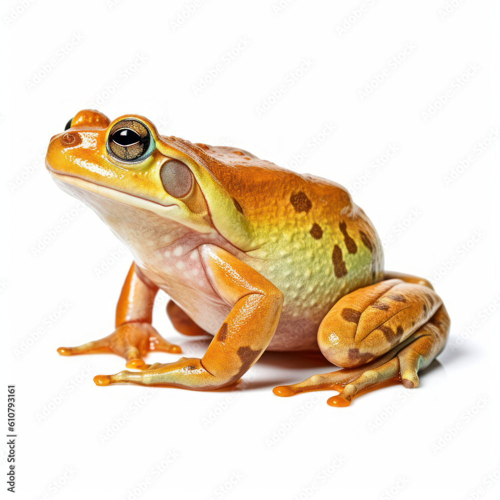 Fototapeta premium frog isolated on white background