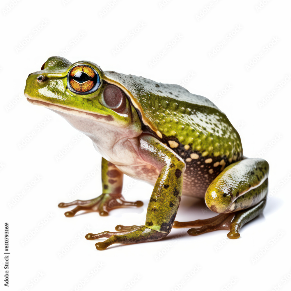 Obraz premium frog isolated on white background