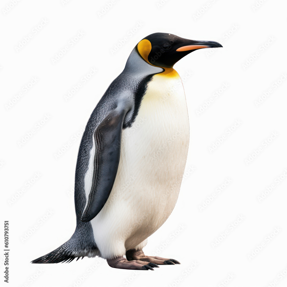 Fototapeta premium penguin isolated on white background