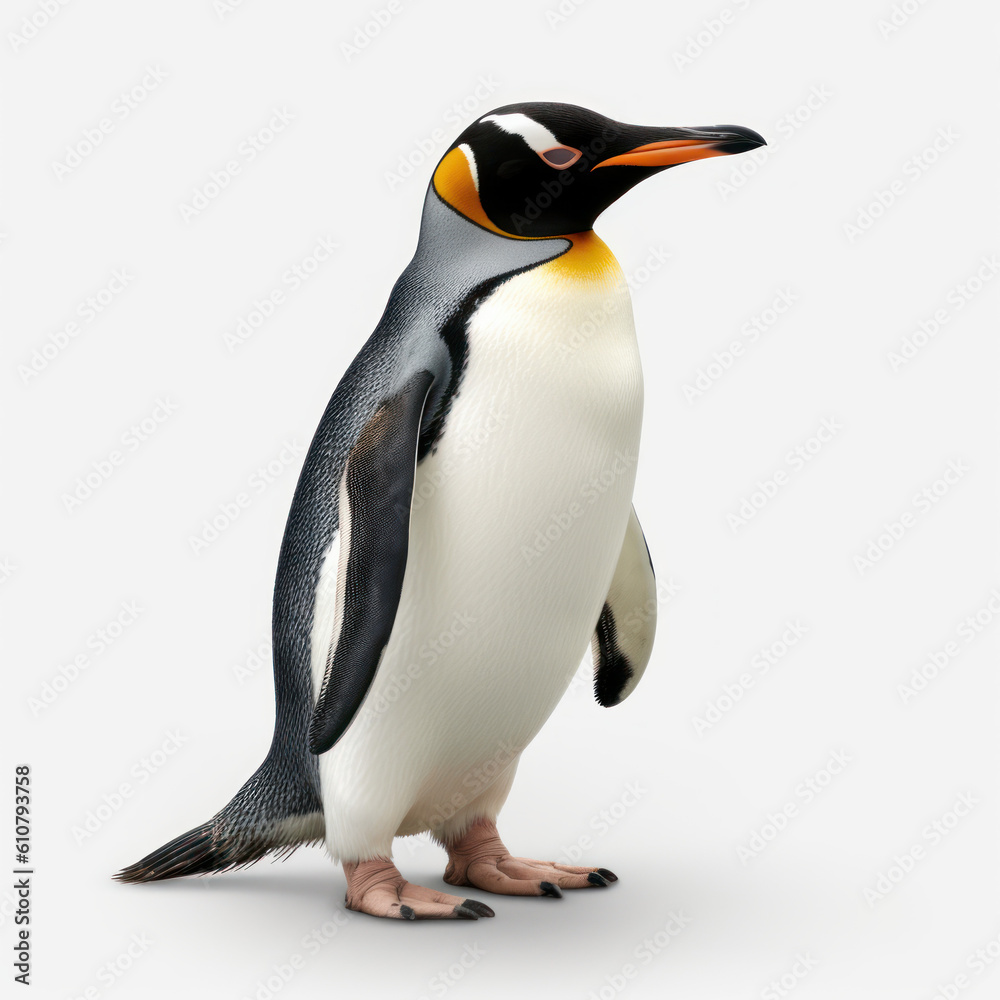 Fototapeta premium penguin isolated on white background