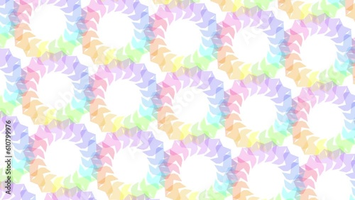 Polygon-16aa4 Animated Rainbow Pattern (Sequence A1)