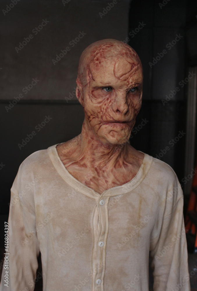 Naklejka premium Scarred Face Mutant Man 3 